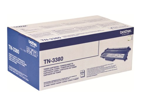 Brother TN3380 - Czarny - oryginał - Toner - dla Brother DCP-8250DN, HL-5450DNT, HL-5470DWT, HL-6180DW, MFC-8520DN