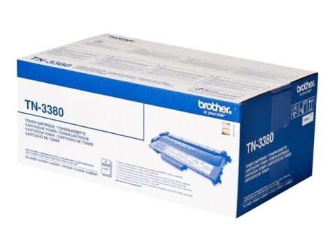 Brother TN3380 - Czarny - oryginał - Toner - dla Brother DCP-8250DN, HL-5450DNT, HL-5470DWT, HL-6180DW, MFC-8520DN