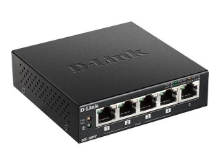 D-Link DES 1005P - Przełącznik - niezarządzalny - 4 x 10/100 + 1 x 10/100 (PoE) - stacjonarny - PoE
