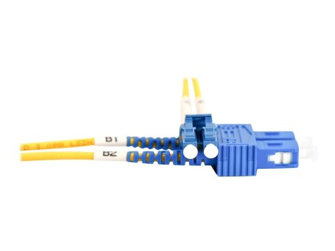 DIGITUS - Kabel krosowy - LC pojedynczy-tryb (M) do SC pojedynczy-tryb (M) - 3 m - światłowód - 9 / 125 mikronów - OS2 - ładowan