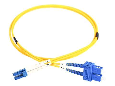DIGITUS - Kabel krosowy - LC pojedynczy-tryb (M) do SC pojedynczy-tryb (M) - 5 m - światłowód - 9 / 125 mikronów - OS2 - ładowan