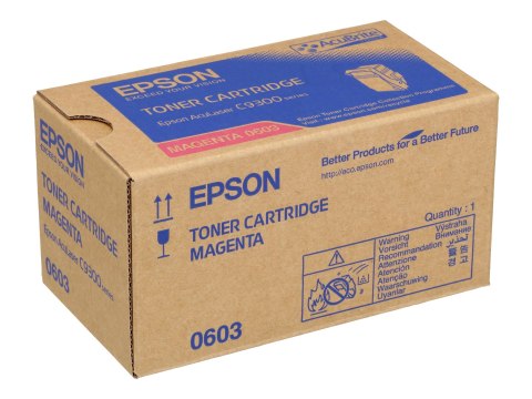 Epson - Magenta - oryginał - Toner - dla Epson AL-C9500DN; AcuLaser C9300D2TN, C9300D3TNC, C9300DN, C9300DTN, C9300N, C9300TN