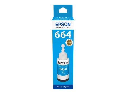Epson T6642 - 70 ml - cyjan - oryginał - wkład atramentu - dla Epson L386; EcoTank ET-2600, 2650, L121, L1455; EcoTank ITS L3050