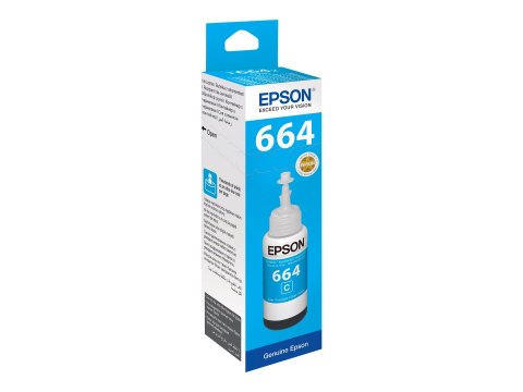 Epson T6642 - 70 ml - cyjan - oryginał - wkład atramentu - dla Epson L386; EcoTank ET-2600, 2650, L121, L1455; EcoTank ITS L3050