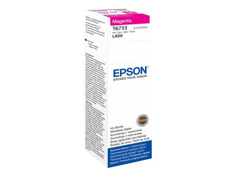 Epson T6733 - 70 ml - magenta - oryginał - wkład atramentu - dla Epson L1800, L800, L805, L810, L850; EcoTank L1800