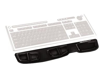Fellowes Keyboard Palm Support - Platforma klawiatury z poduszką pod nadgarstki - czarny
