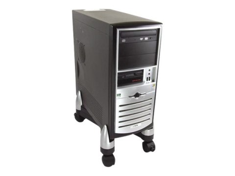 Fellowes Office Suites CPU X Stand - Podstawa obudowy typy tower - czarny, srebrny