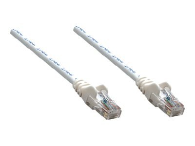 Intellinet - Kabel krosowy - RJ-45 (M) do RJ-45 (M) - 10 m - UTP - CAT 5e - ładowany, bez wystających elementów - biały
