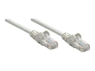 Intellinet - Kabel krosowy - RJ-45 (M) do RJ-45 (M) - 30 m - UTP - CAT 5e - odlewany, bez wystających elementów - szary