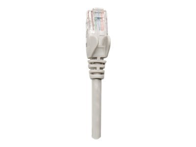 Intellinet - Kabel krosowy - RJ-45 (M) do RJ-45 (M) - 30 m - UTP - CAT 5e - odlewany, bez wystających elementów - szary