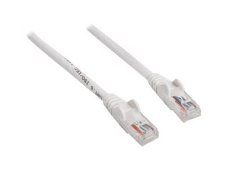 Intellinet - Kabel krosowy - RJ-45 (M) do RJ-45 (M) - 5 m - UTP - CAT 6 - odlewany, bez wystających elementów - biały