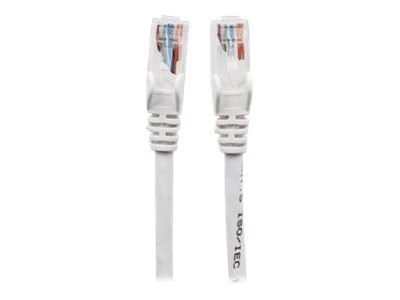 Intellinet - Kabel krosowy - RJ-45 (M) do RJ-45 (M) - 5 m - UTP - CAT 6 - odlewany, bez wystających elementów - biały