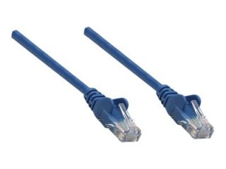 Intellinet Network Patch Cable, Cat5e, 10m, Blue, CCA, U/UTP, PVC, RJ45, Gold Plated Contacts, Snagless, Booted, Lifetime Warran