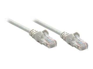 Intellinet Network Patch Cable, Cat5e, 10m, Grey, CCA, U/UTP, PVC, RJ45, Gold Plated Contacts, Snagless, Booted, Lifetime Warran