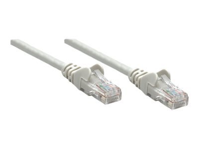 Intellinet Network Patch Cable, Cat5e, 15m, Grey, CCA, U/UTP, PVC, RJ45, Gold Plated Contacts, Snagless, Booted, Lifetime Warran