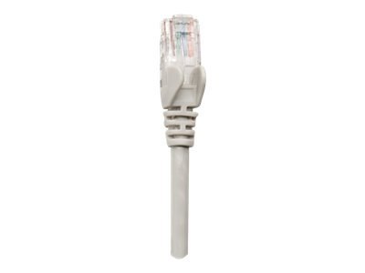 Intellinet Network Patch Cable, Cat5e, 1m, Grey, CCA, U/UTP, PVC, RJ45, Gold Plated Contacts, Snagless, Booted, Lifetime Warrant