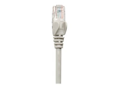 Intellinet Network Patch Cable, Cat5e, 1m, Grey, CCA, U/UTP, PVC, RJ45, Gold Plated Contacts, Snagless, Booted, Lifetime Warrant