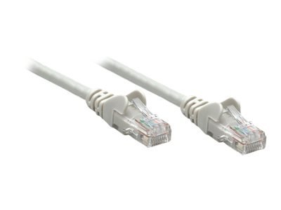 Intellinet Network Patch Cable, Cat5e, 20m, Grey, CCA, U/UTP, PVC, RJ45, Gold Plated Contacts, Snagless, Booted, Lifetime Warran