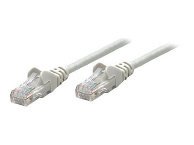 Intellinet Network Patch Cable, Cat5e, 20m, Grey, CCA, U/UTP, PVC, RJ45, Gold Plated Contacts, Snagless, Booted, Lifetime Warran