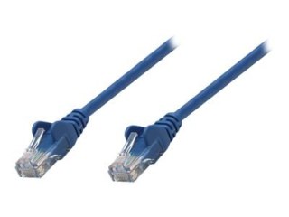 Intellinet Network Patch Cable, Cat5e, 7.5m, Blue, CCA, U/UTP, PVC, RJ45, Gold Plated Contacts, Snagless, Booted, Lifetime Warra