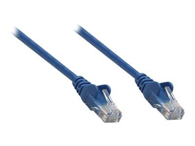 Intellinet Network Patch Cable, Cat5e, 7.5m, Blue, CCA, U/UTP, PVC, RJ45, Gold Plated Contacts, Snagless, Booted, Lifetime Warra
