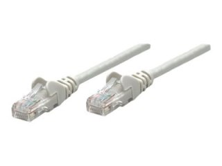 Intellinet Network Patch Cable, Cat5e, 7.5m, Grey, CCA, U/UTP, PVC, RJ45, Gold Plated Contacts, Snagless, Booted, Lifetime Warra