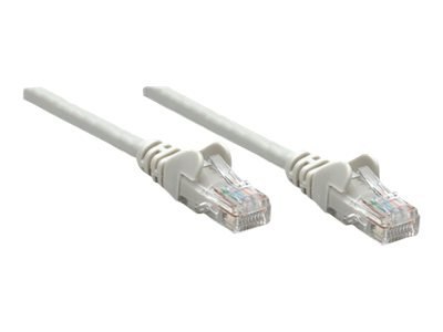 Intellinet Network Patch Cable, Cat5e, 7.5m, Grey, CCA, U/UTP, PVC, RJ45, Gold Plated Contacts, Snagless, Booted, Lifetime Warra