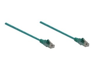 Intellinet Network Patch Cable, Cat6, 5m, Green, CCA, U/UTP, PVC, RJ45, Gold Plated Contacts, Snagless, Booted, Lifetime Warrant