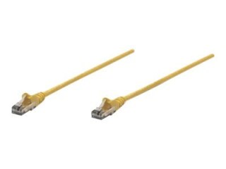 Intellinet Network Patch Cable, Cat6, 5m, Yellow, CCA, U/UTP, PVC, RJ45, Gold Plated Contacts, Snagless, Booted, Lifetime Warran