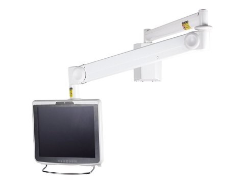 Neomounts FPMA-HAW100 - Wspornik - pełny zakres ruchu - dla wyświetlacz LCD - lecznicze - biały - rozmiar ekranu: 10"-24" - mont