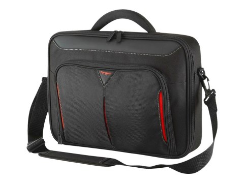 Targus Classic Clamshell - Teczka do notebooka - 14" - czarny, czerwony
