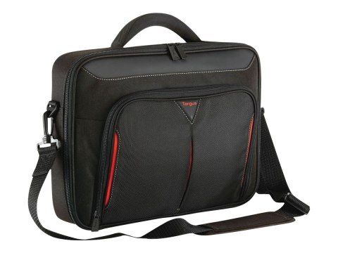 Targus Classic Clamshell - Teczka do notebooka - 14" - czarny, czerwony