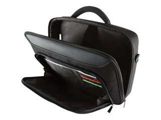Targus Classic+ Clamshell - Teczka do notebooka - 15" - 15.6" - czarny, czerwony