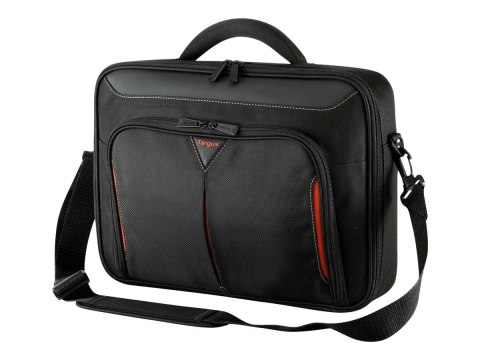 Targus Classic+ Clamshell - Teczka do notebooka - 15" - 15.6" - czarny, czerwony