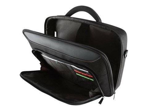 Targus Classic+ Clamshell - Teczka do notebooka - 17" - 18" - czarny, czerwony