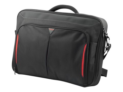 Targus Classic+ Clamshell - Teczka do notebooka - 17" - 18" - czarny, czerwony