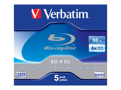 Verbatim - 5 x BD-R DL - 50 GB 6x - szkatułka