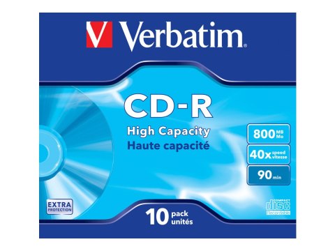Verbatim DataLife - 10 x CD-R - 800 MB (90 min) - szkatułka