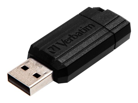 Verbatim PinStripe USB Drive - Pendrive USB - 16 GB - USB 2.0 - czarny