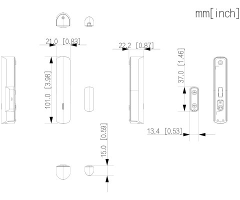 BEZPRZEWODOWY KONTAKTRON ARD333-W2(868S) DAHUA