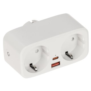 INTELIGENTNE GNIAZDO ELEKTRYCZNE ATLO-WS99EU-TUYA Wi-Fi, Tuya Smart
