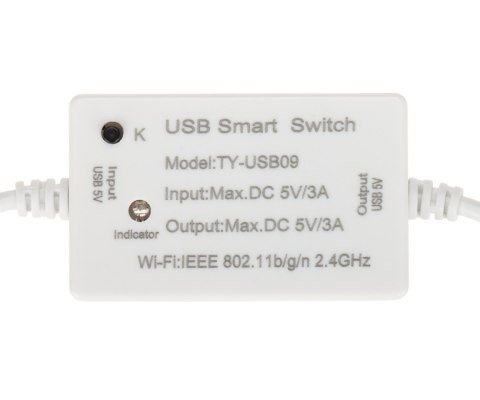 INTELIGENTNY PRZEŁĄCZNIK USB ATLO-SW1TUSB-TUYA Wi-Fi, Tuya Smart