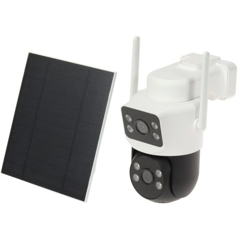 KAMERA SOLARNA IP, ZEWNĘTRZNA Z CZUJKĄ PIR ICSEE-W41SD-SOLAR-AOV-4G - 4 Mpx 3.6 mm 4G LTE