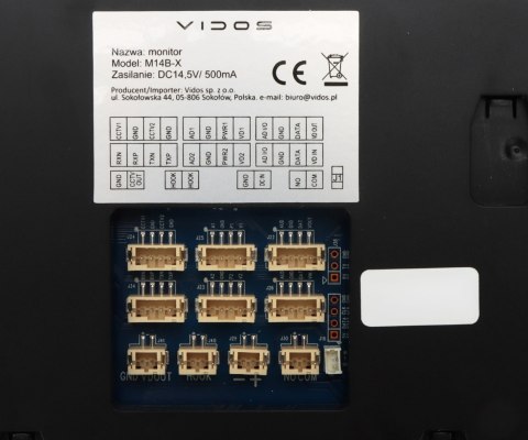 PANEL WEWNĘTRZNY M14B-X VIDOS