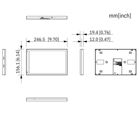 PANEL WEWNĘTRZNY SCP3042A-BZ-S IP / Wi-Fi / 2-Wire DAHUA