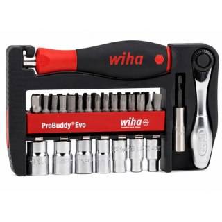 ZESTAW BITÓW I KLUCZY NASADOWYCH WH-PROBUDDY/46960 30 SZT. 1/4 " WIHA