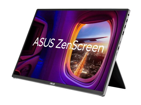 ASUS ZenScreen MQ16FC - Monitor OLED - 16" - przenośny - 1920 x 1200 Full HD (1080p) - 300 cd/m² - 100000000:1 - Mini HDMI, 2xUS