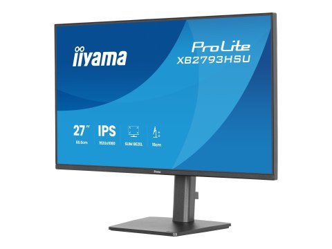 Iiyama XB2793HSU-B1 - Monitor LED - 27" - 1920 x 1080 Full HD (1080p) @ 120 Hz - IPS - 350 cd/m² - 1500:1 - 1 ms - HDMI, Display
