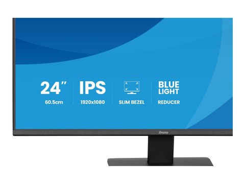Iiyama ProLite X2491H-B1 - Monitor LED - 24" (23.8" widoczny) - 1920 x 1080 Full HD (1080p) @ 120 Hz - IPS - 350 cd/m² - 1500:1 