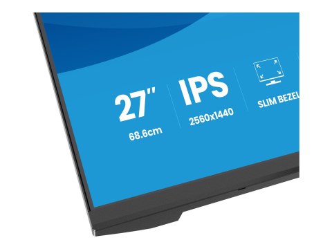 Iiyama ProLite X2793QSU-B1 - Monitor LED - 27" - 2560 x 1440 QHD @ 75 Hz - IPS - 350 cd/m² - 1000:1 - 1 ms - HDMI, DisplayPort -